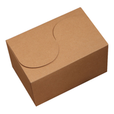 12 Pc Pack Eco-friendly DIY Custom Paper Flipping Gift Packaging Box White (15x8.5x10 Cm) - Willow